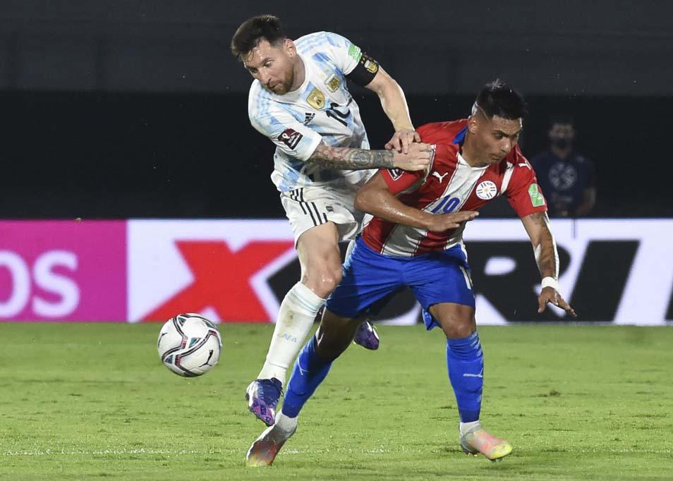 Argentina y Messi fueron frenados por Paraguay en las eliminatorias