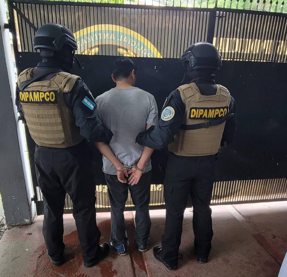 Martir, según la Dipampco, es miembro activo de la 18 desde hace dos años y es el encargado de recolectar dinero producto de la extorsión.