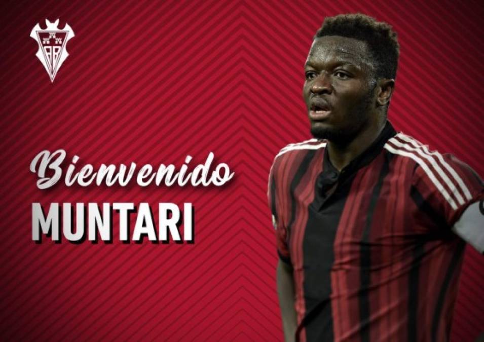 Sulleyman Ali Muntari, que estaba sin equipo, jugará en la Segunda División de España con el Albacete hasta final de curso. El año pasado jugó en el Deportivo La Coruña y demostró estar lejos del futbolista que funcionó en Milán.