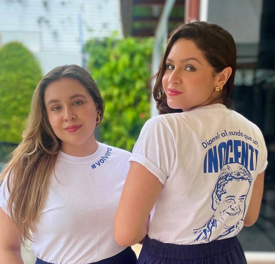 Las populares jóvenes quienes incursionan en la política junto a su madre Ana García de Hernández confesaron todos los detalles de los momentos de la captura del expresidente Hernández en Tegucigalpa en el año 2022.