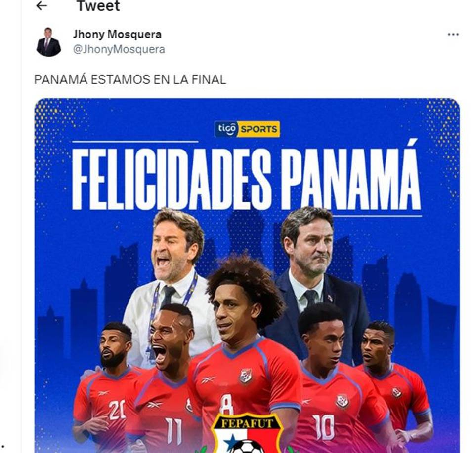 Los periodistas de Panamá se mostraron emocionados por la hazaña de su selección. 