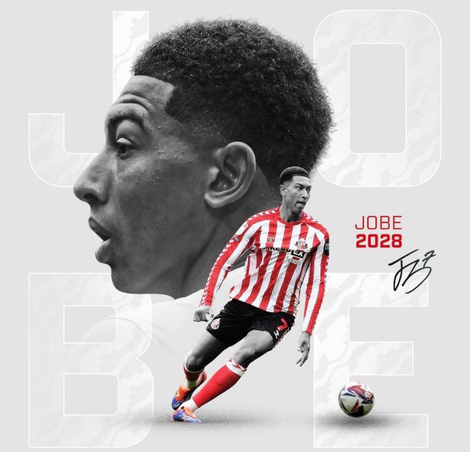 OFICIAL / Jobe Bellingham, hermano menor de Jude Bellingham, decidió renovar con el Sunderland hasta junio del 2028. Seguirá jugando en la Segunda División pese al interés que tenía el Crystal Palace.