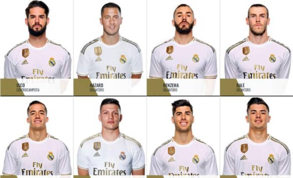 El Real Madrid publicó los dorsales provisionales hasta el dos de septiembre de la plantilla para la próxima temporada, es decir, que hasta que se cierre el mercado de fichajes podría haber algún cambio.