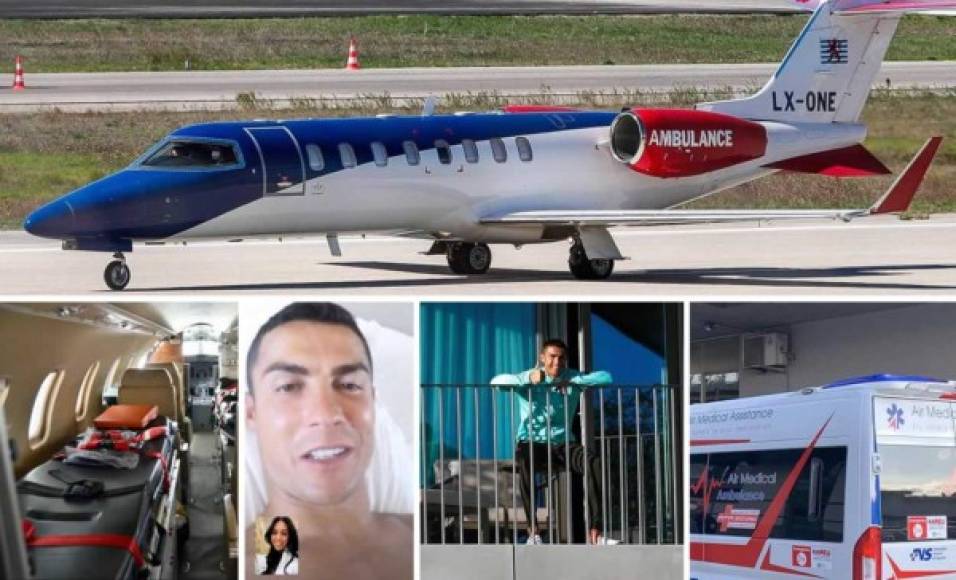 Cristiano Ronaldo volvió a Italia para continuar con la cuarentena que debe guardar luego de dar positivo por coronavirus durante la concentración de la Selección de Portugal. Y viajó en un exclusivo avión ambulancia.
