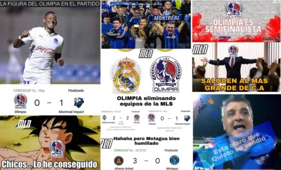 ¡Burlas a Motagua! Los memes de la sufrida clasificación de Olimpia a semifinales de Concachampions