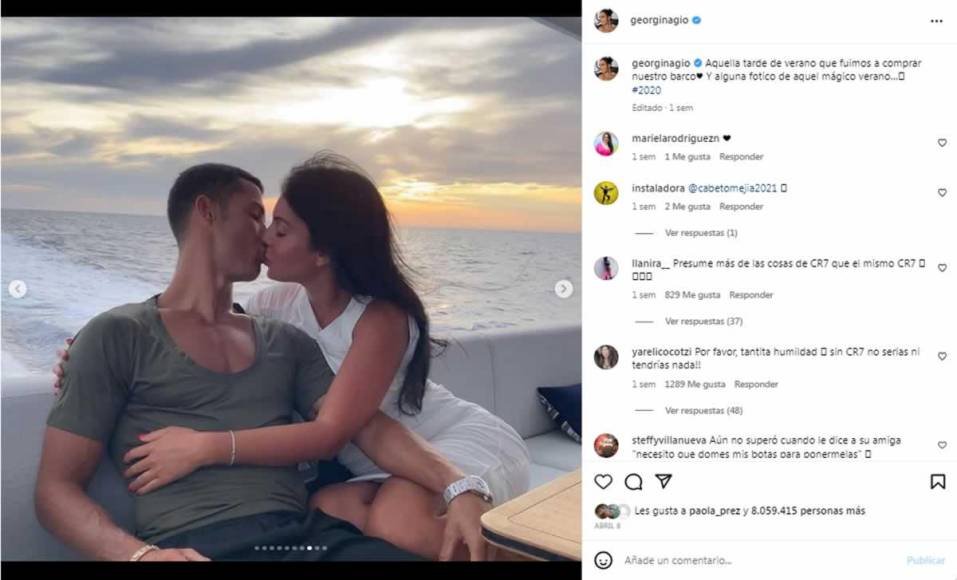 Cristiano Ronaldo y Georgina Rodríguez se han mostrado en las redes sociales muy amorosos, pero al parecer todo es mentira.