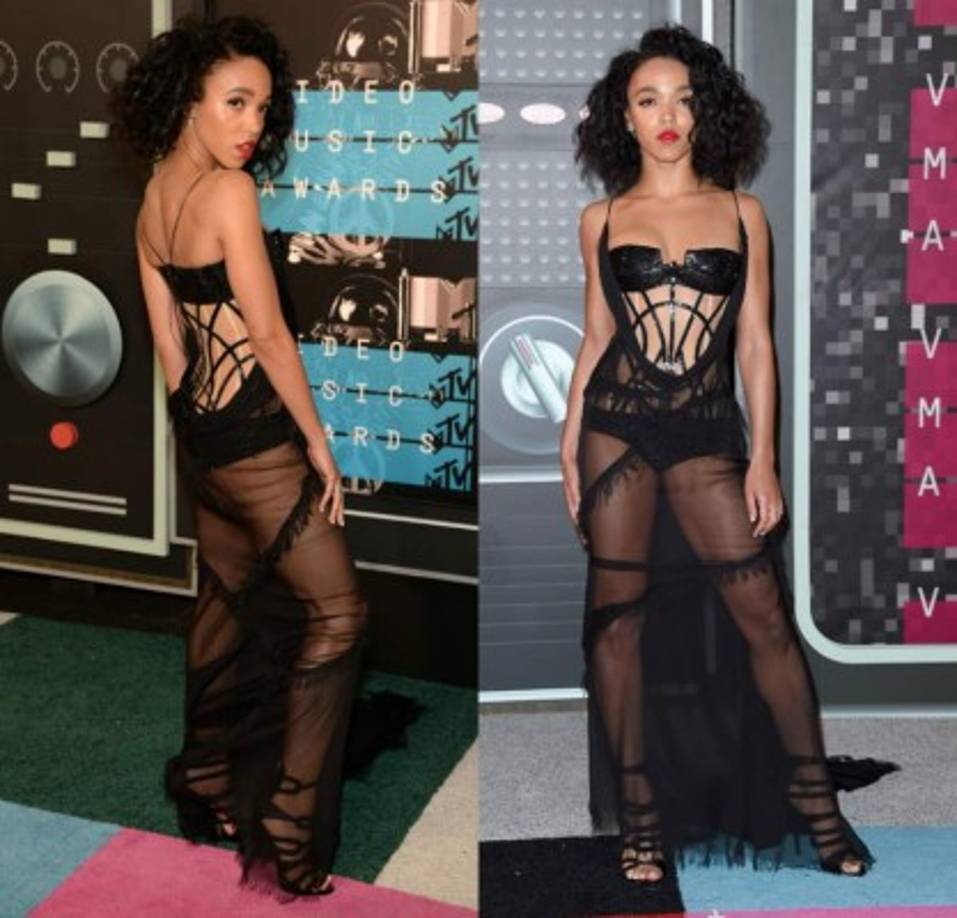 En los MTV Video Music Adward 2015 llegó sin Robert.