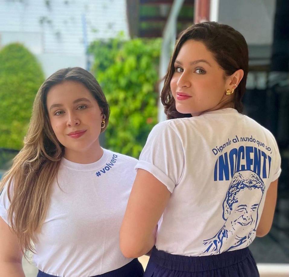 Desde allí, las bellas jovencitas saltaron a las redes sociales en defensa de su padre al reiterar que era inocente y que volverá, se volvieron figuras públicas y líderes junto a su madre en el movimiento Avanza que encabeza Ana García de Hernández.