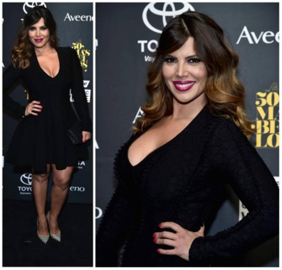 La actriz Jacquie Márquez en la fiesta de Los 50 más Bellos de People en Español 2016 realizada en la ciudad de Nueva York, Estados Unidos.