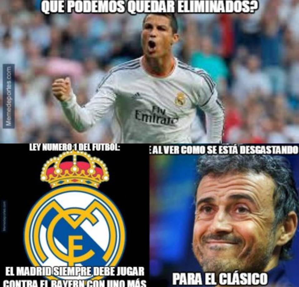 El Real Madrid venció 4-2 al Bayern Múnich con una polémica clasificación a semifinales ya que CR7 metió 3 goles pero uno de ellos fue en fuera de juego y los memes no se han esperar.