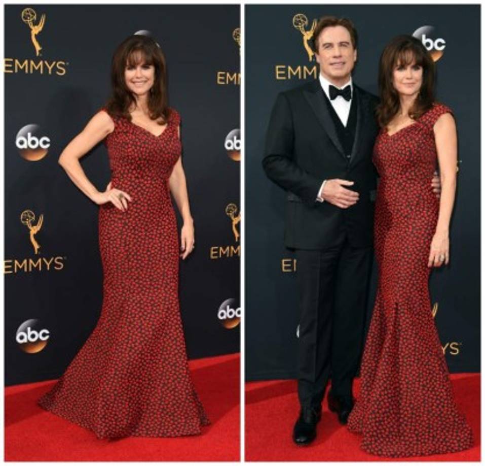 Kelly Preston con su esposo John Travolta.