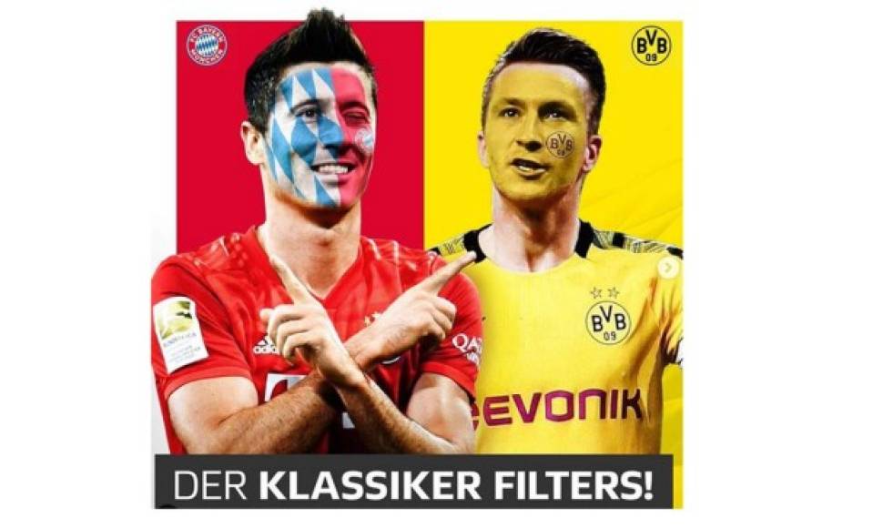 Este sábado se juega el clásico alemán entre Borussia Dortmund y el Bayern Munich por la Bundesliga y en Alemania se ha aprovechado las redes sociales para crear el ambiente.