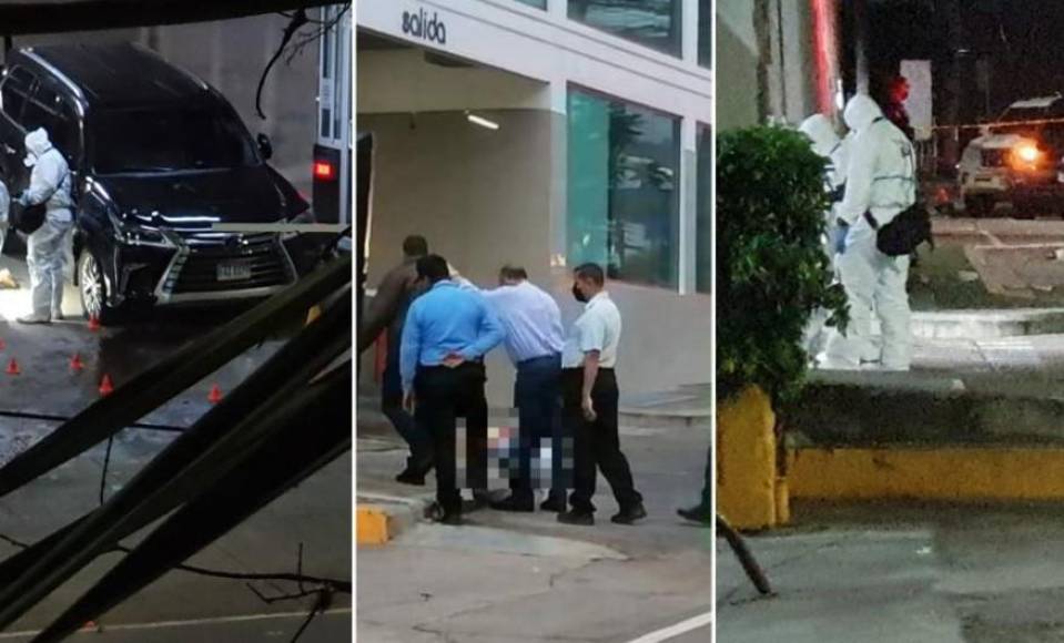 El expresidente hondureño Porfirio Lobo Sosa llegó a la escena del crimen a identificar a su hijo Said Lobo.