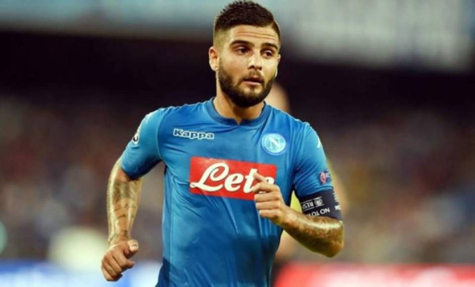 9. Lorenzo Insigne - El delantero italiano del Napoli cobra 4,6 millones de euros.