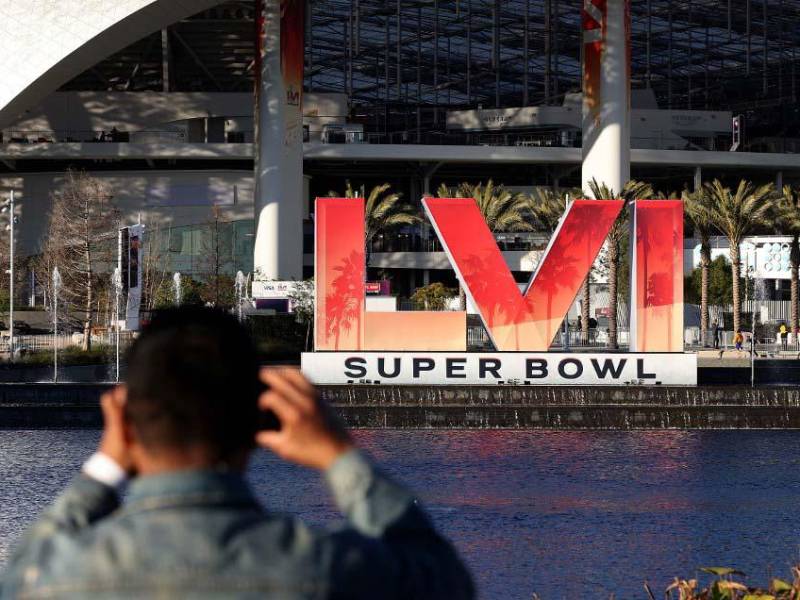 El Sofi Stadium es el bello escenario deportivo del Super Bowl 2022.