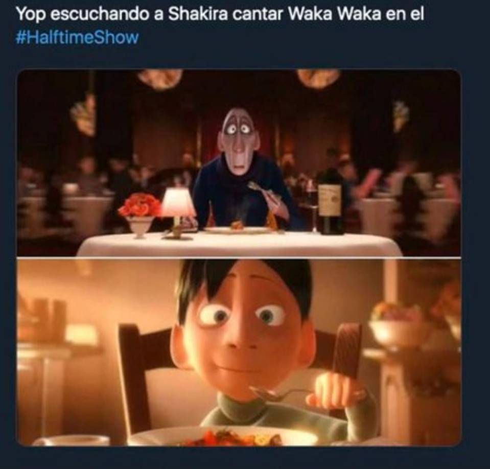 El show de Shakira ha causado revelo en las redes sociales y en las redes han estallado graciosas imágenes.