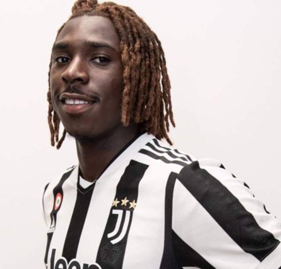 El delantero internacional italiano Moise Kean está de vuelta en la Juventus, el club de sus inicios profesionales, anunciaron los 'bianconeri', que acaban de sufrir la marcha de Cristiano Ronaldo. Foto Juventus.com