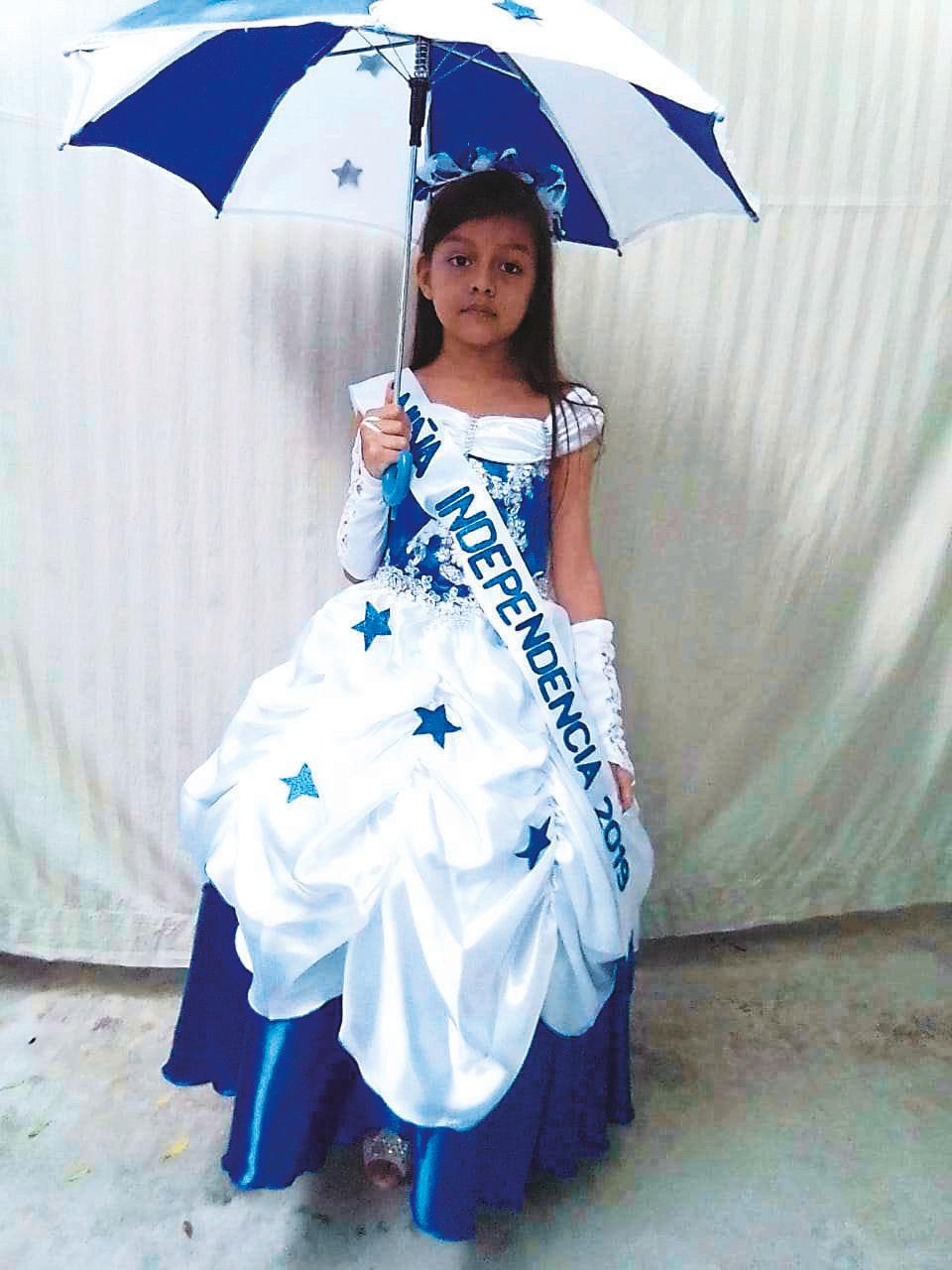 Bellezas infantiles del Bicentenario de independencia de Honduras