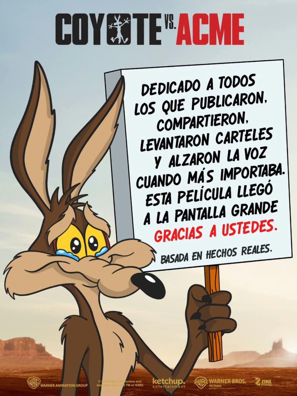 Coyote vs. Acme: la película que los fans se negaron a perder