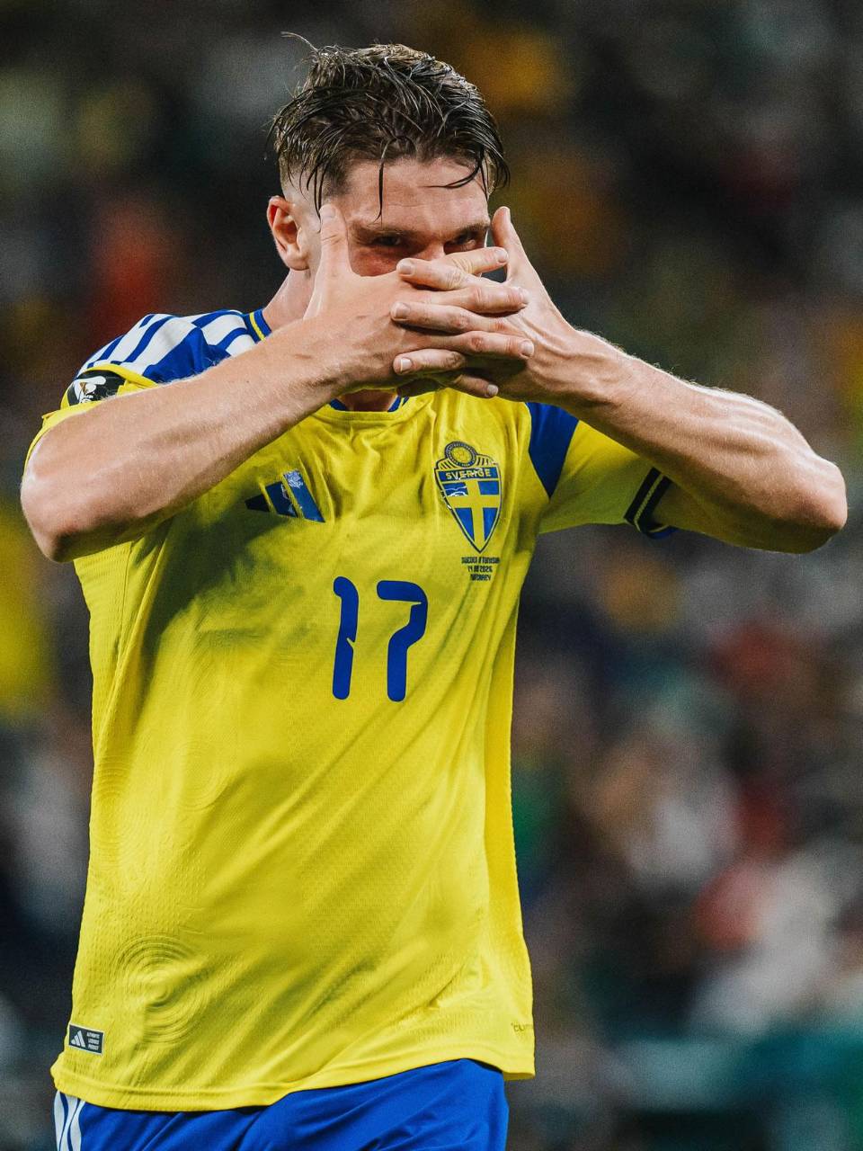 Viktor Gyokeres anotó un gol e hizo su tradicional festejo.