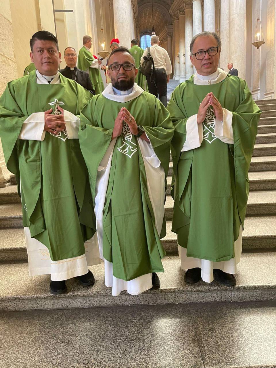 Sacerdotes hondureños presentes en la Misa del Jubileo 2025.