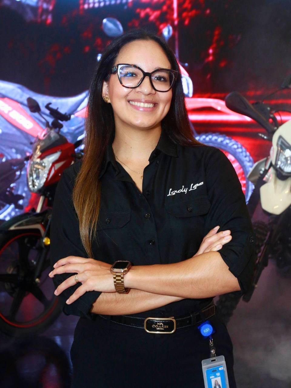 Estefanía Sauceda, gerente de Mercadeo de Lady Lee, destacó que las nuevas motocicletas FORZA están diseñadas para las necesidades de movilización de los hondureños.