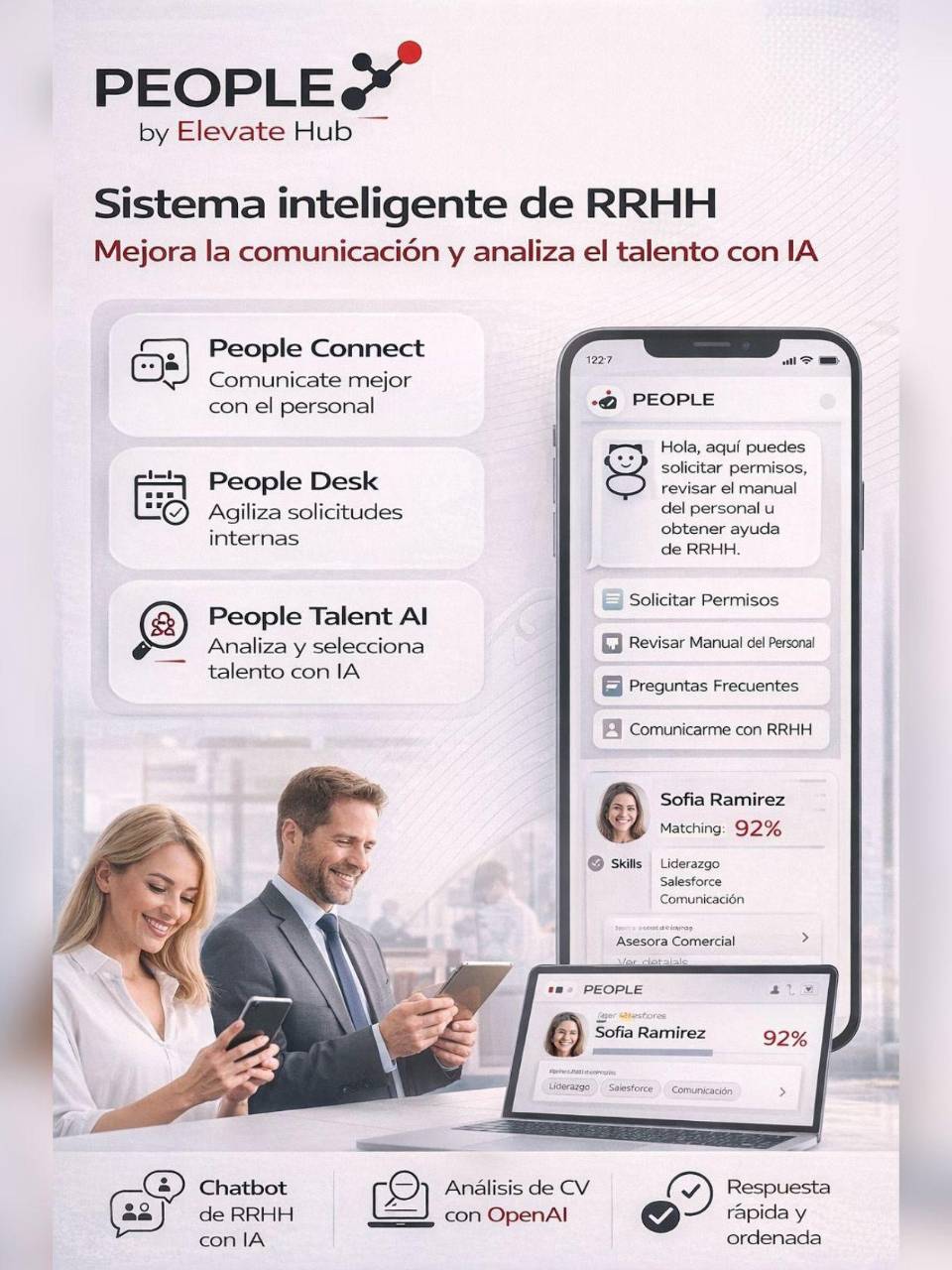 People, un sistema inteligente de Recursos Humanos.