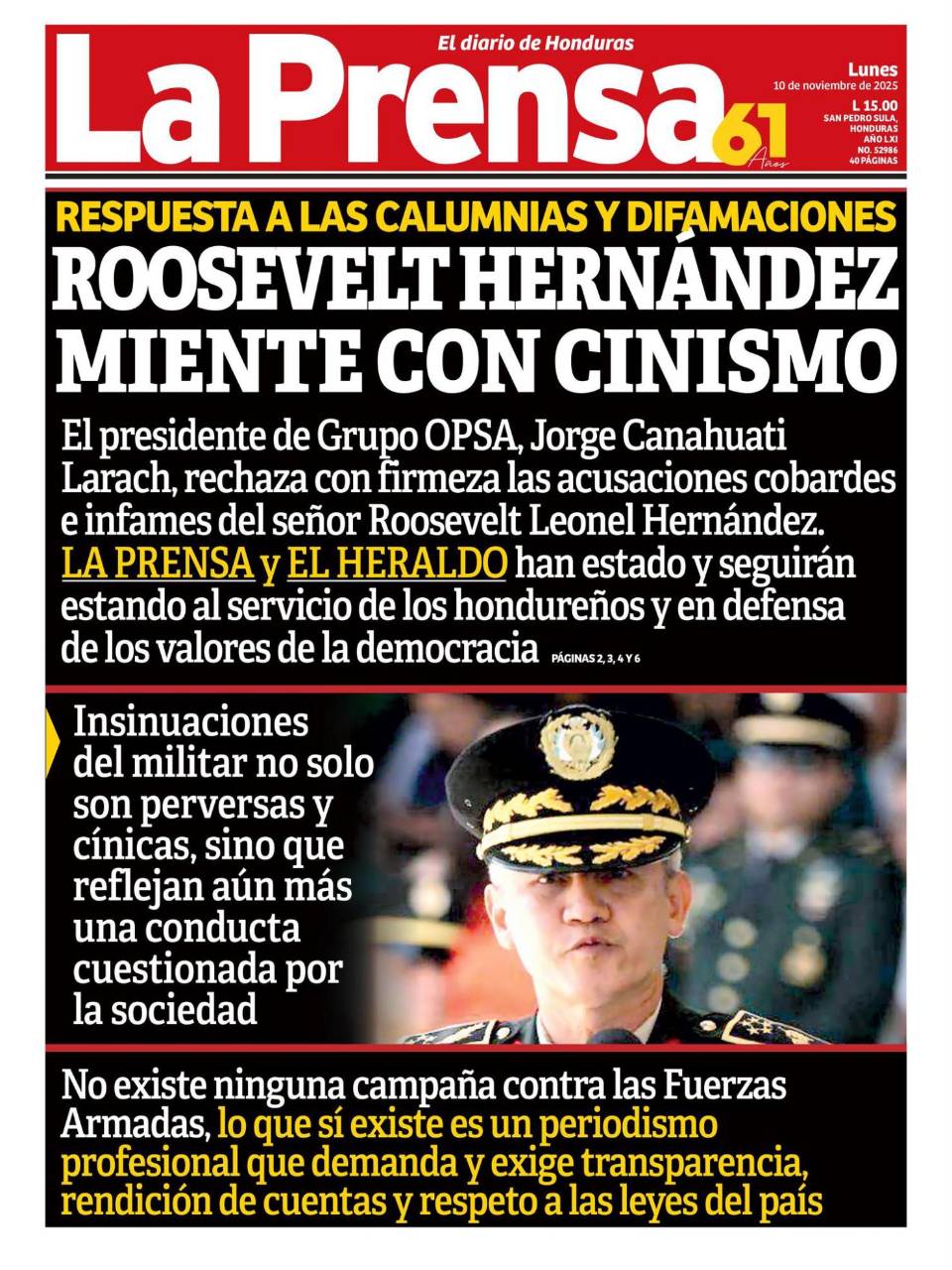 Alarma internacional por ataques a la prensa hondureña previo a elecciones