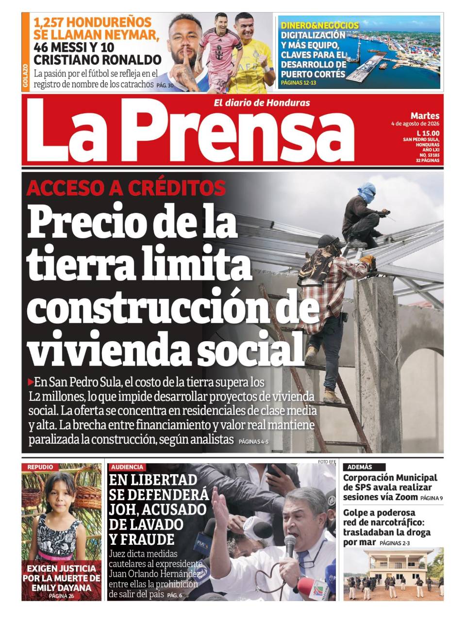 Precio de la tierra limita construcción de vivienda social