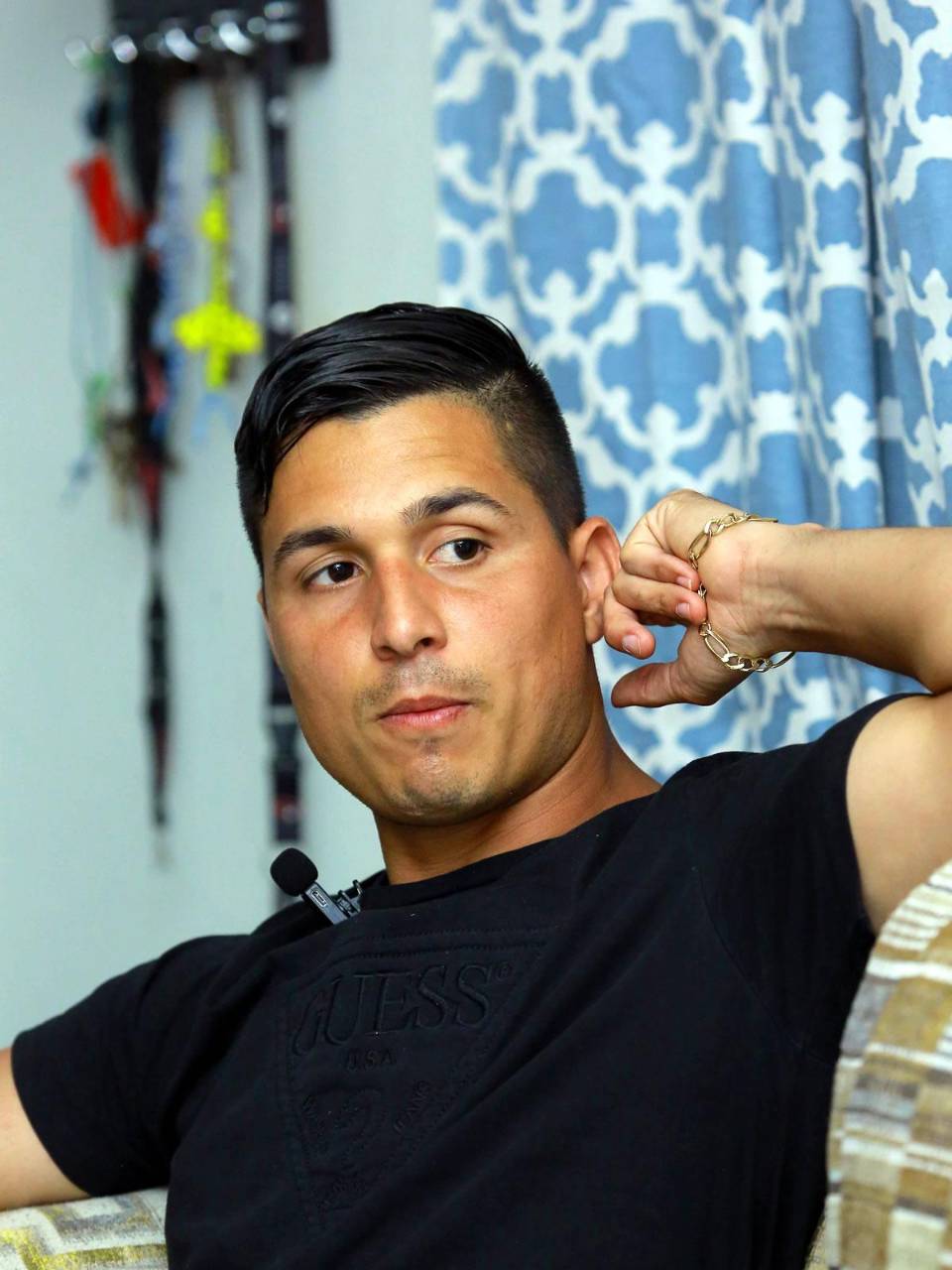 Gerson Rodas nos atendió en su casa de habitación en Barrio Cabañas.