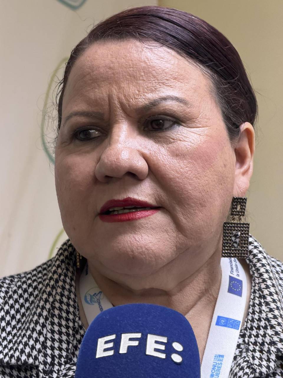 La coordinadora de la Defensoría de la Niñez del Comisionado Nacional de Derechos Humanos (Conadeh), Cándida Maradiaga.