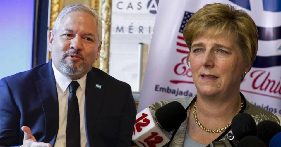 Canciller Reina le responde a embajadora Laura Dogu