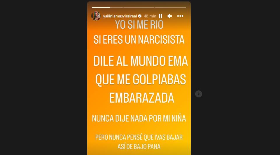 Yailin expresó su enojo con Anuel en redes sociales.