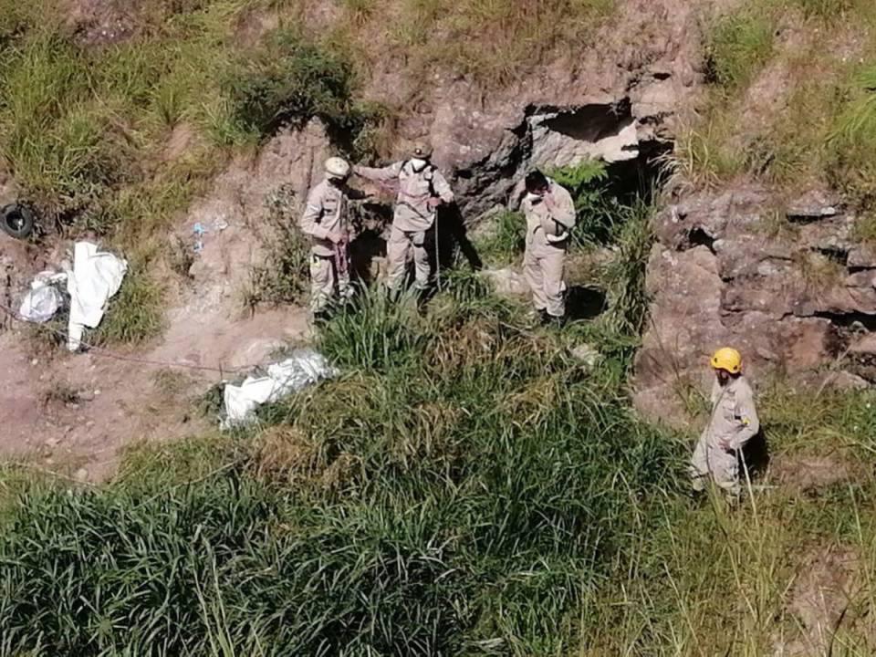Revelan el estado de los seis cadáveres hallados en cueva de Tegucigalpa