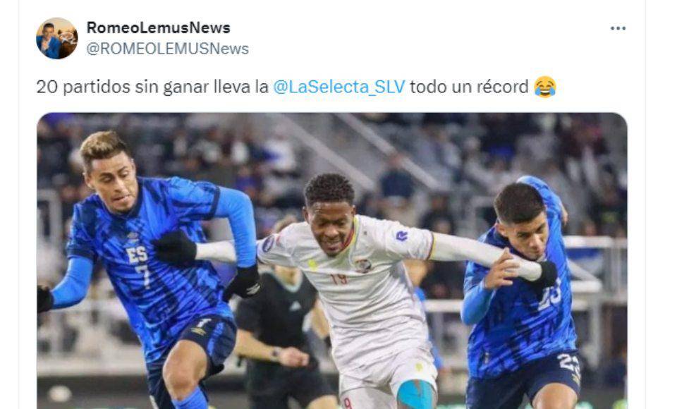 La Selecta tiene el récord negativo de 20 partidos sin ganar.