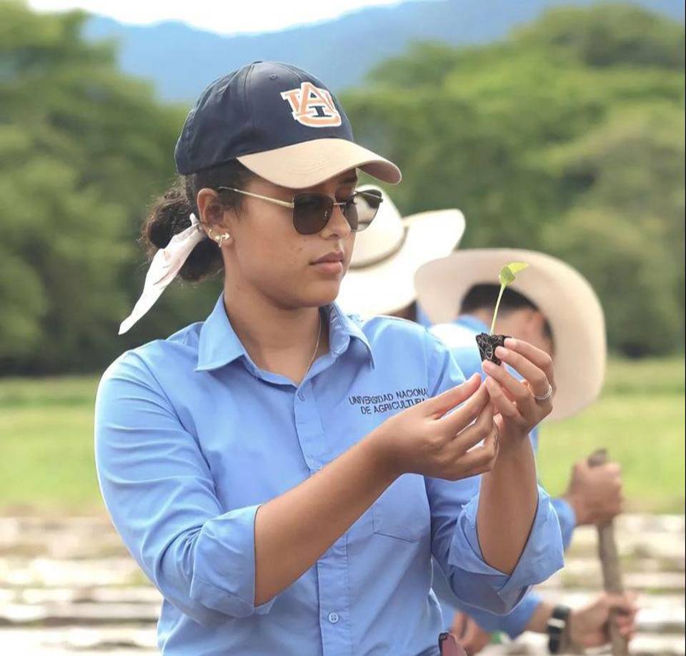 Es estudiante de Ingeniería Agronomica en la universidad Nacional de Agricultura en Catacamas, Olancho.