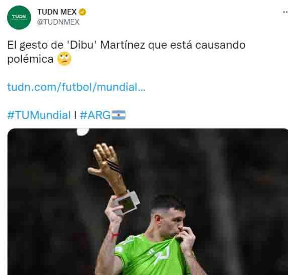 La acción del portero de Argentina ha generado todo tipo de comentarios.