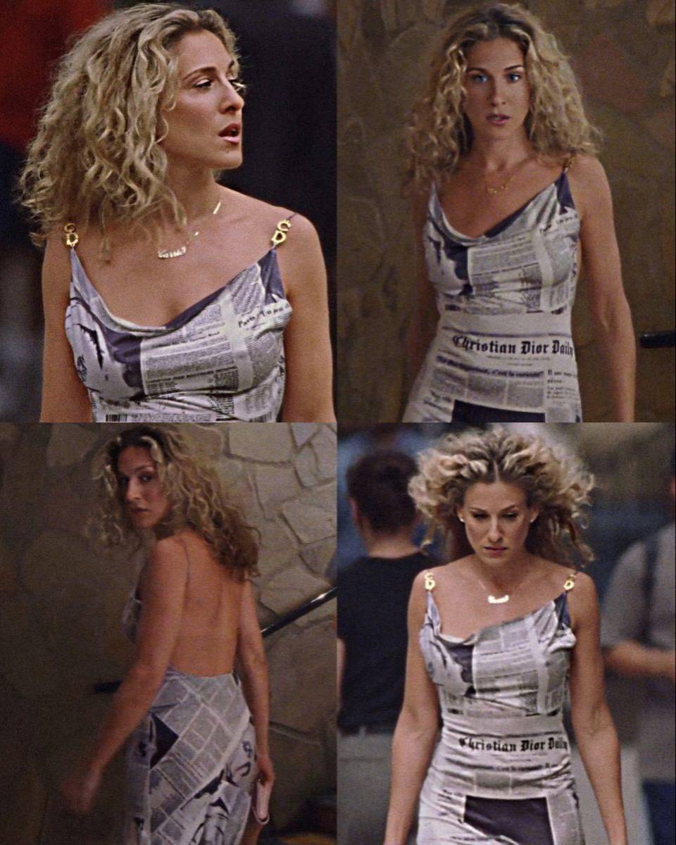 Sarah Jessica Parker lució este icónico vestido en su serie Sex and the City.