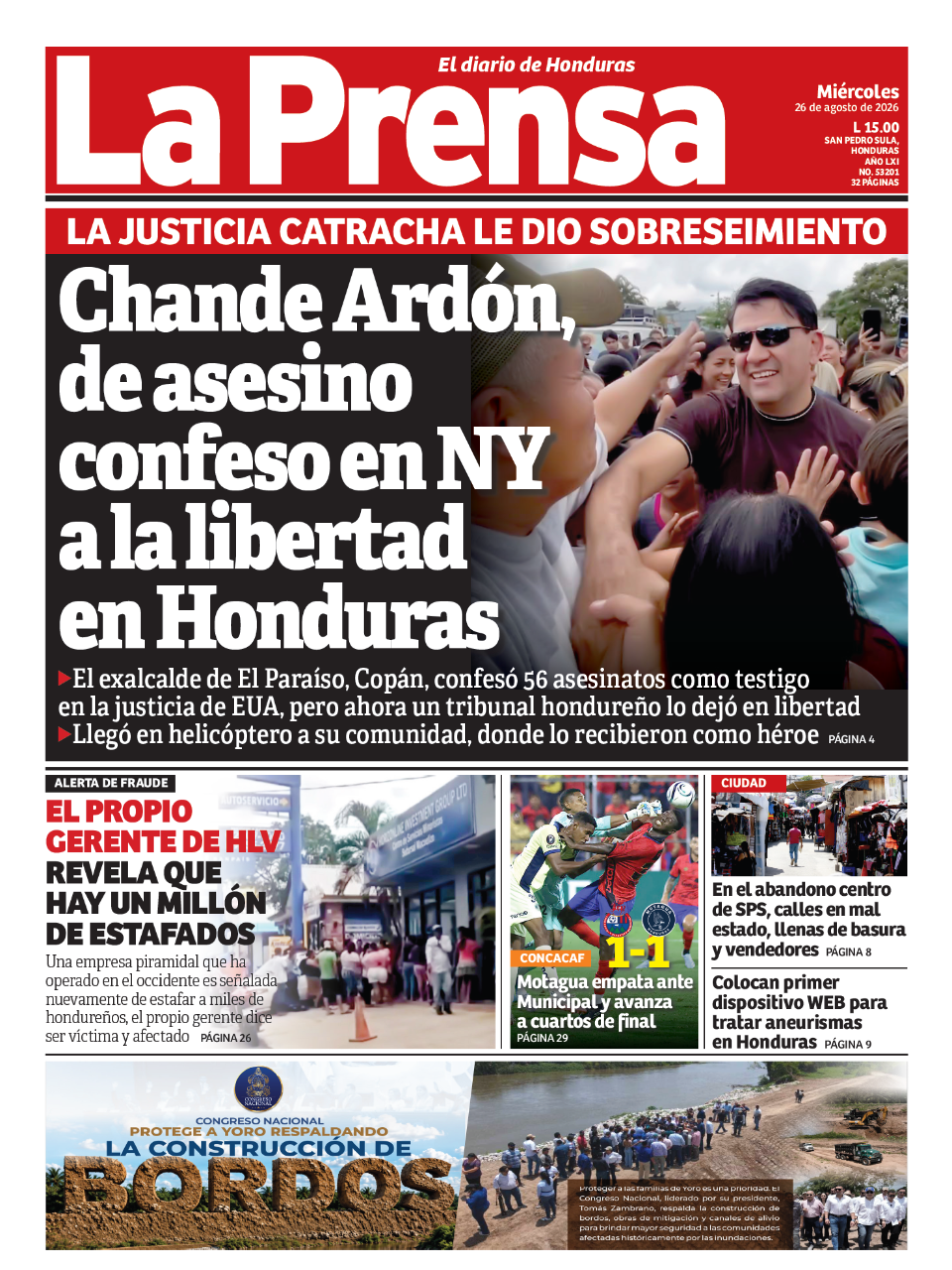 Chande Ardón, de asesino confeso en NY a la libertad en Honduras