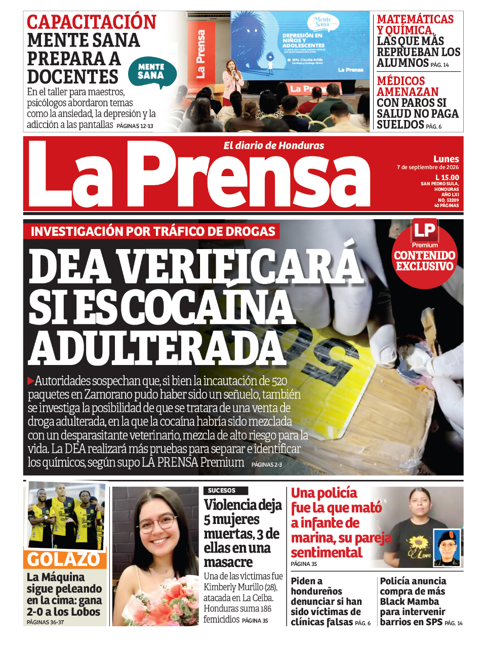 DEA verificará si es cocaína adulterada
