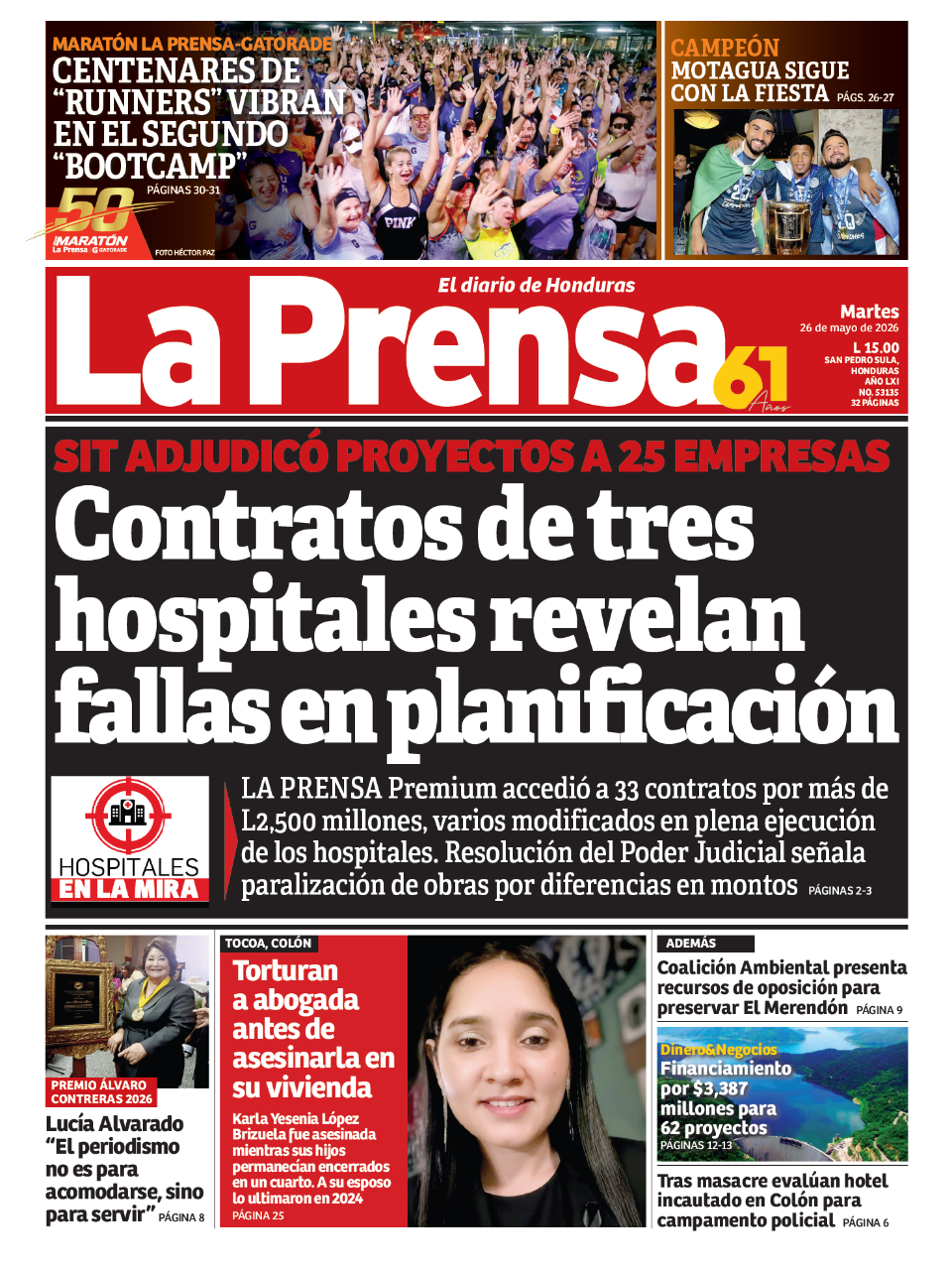 Contratos de tres hospitales revelan fallas en planificación