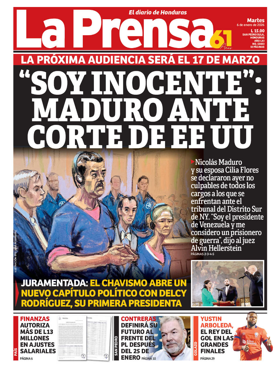 Soy inocente: Maduro ante corte de EE UU