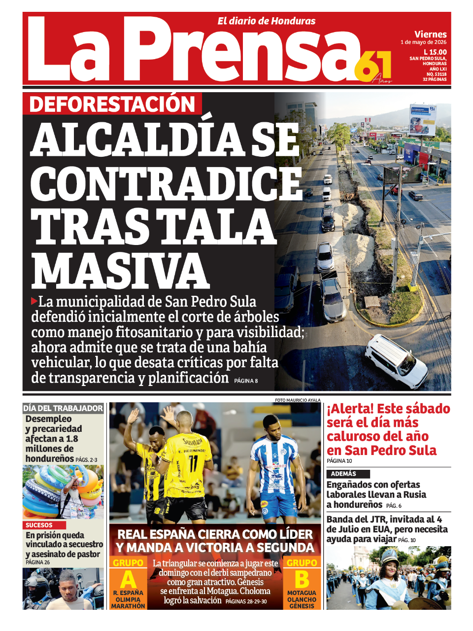 Alcaldía se contradice tras tala masiva