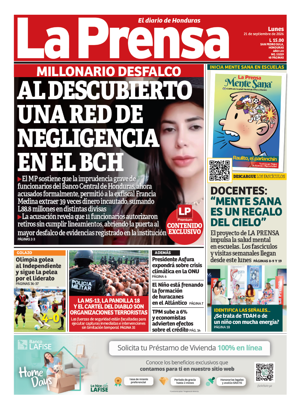 Al descubierto una red de negligencia en el BCH