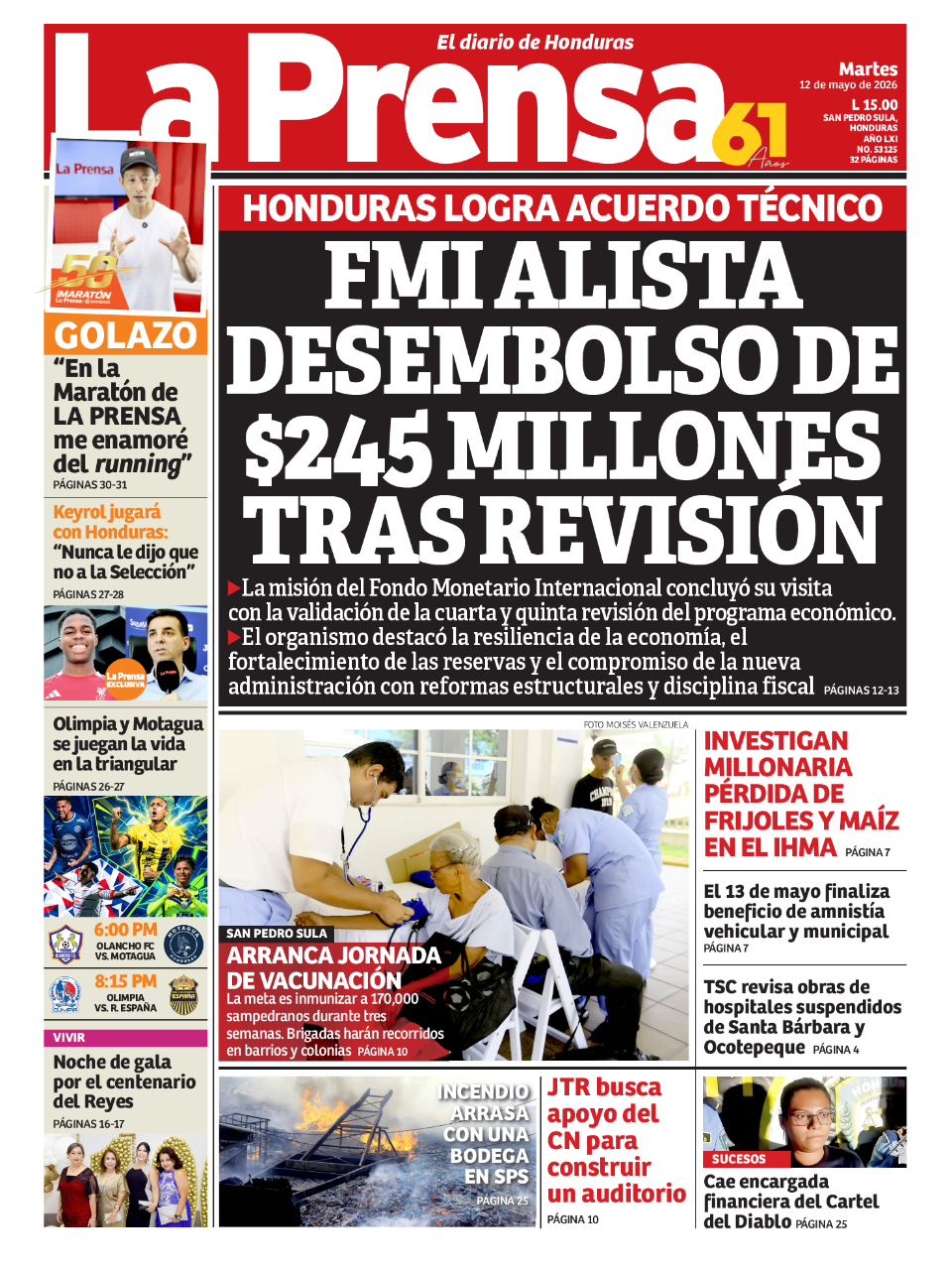 FMI alista desembolso de $245 millones tras revisión