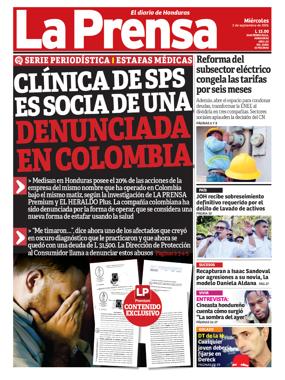 Clínica de SPS es socia de una denunciada en Colombia