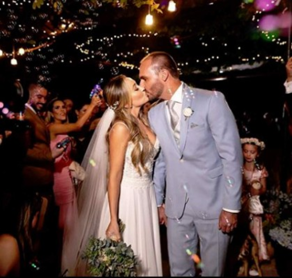 Eduardo y Heloisa iniciaron su relación en 2016 y se comprometieron a finales del año pasado.