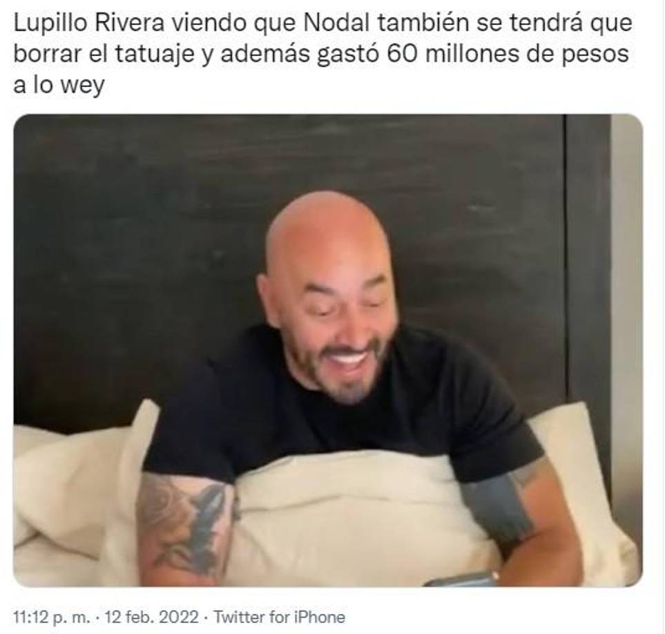 Lupillo Rivera también figuró en la conversación, ya que es ex pareja de Belinda. 