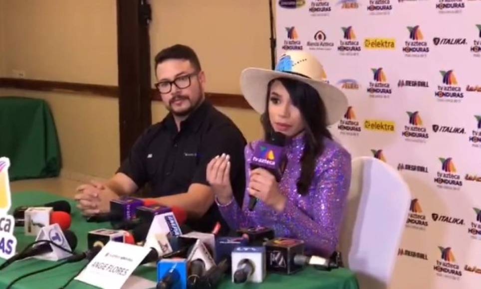 La joven, originaria de Naco, Cortés, dijo que solo estará por 10 días en Honduras, antes de regresar a México, donde ya tiene una agenda apretada con la gira de conciertos de La Academia.<br/>