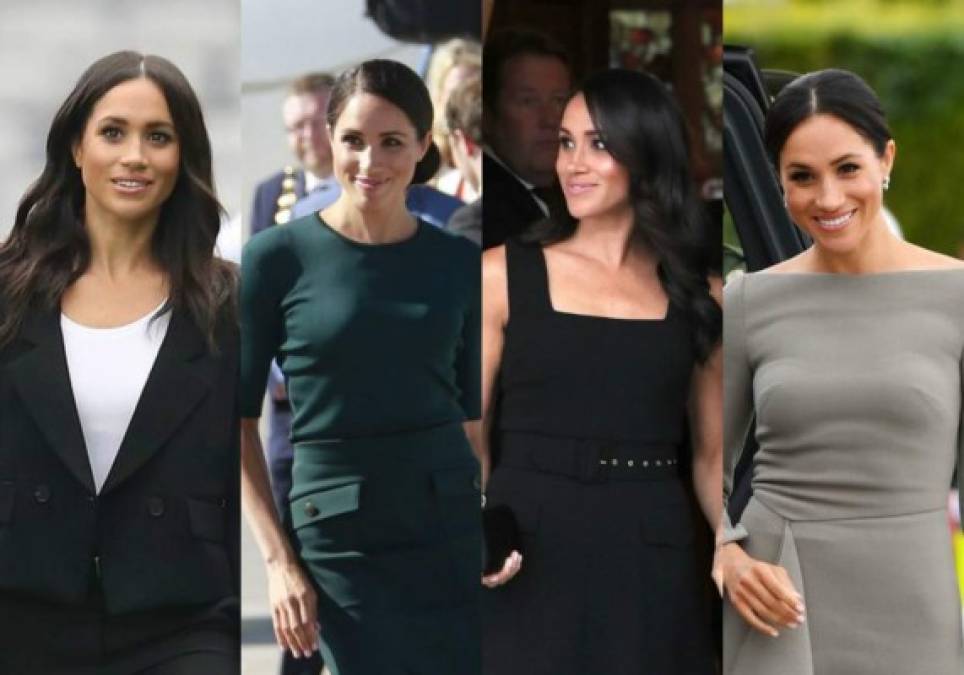 Este martes Meghan y Harry hicieron su primera visita oficial a Irlanda, la cual duró tan solo 24 horas.<br/><br/>Pero mientras estaban en el extranjero, la duquesa de Sussex usó cuatro conjuntos completamente diferentes, que juntos suman la indecente cifra de $ 40,000 dólares.<br/><br/>Mira cuáles fueron:<br/><br/><br/>